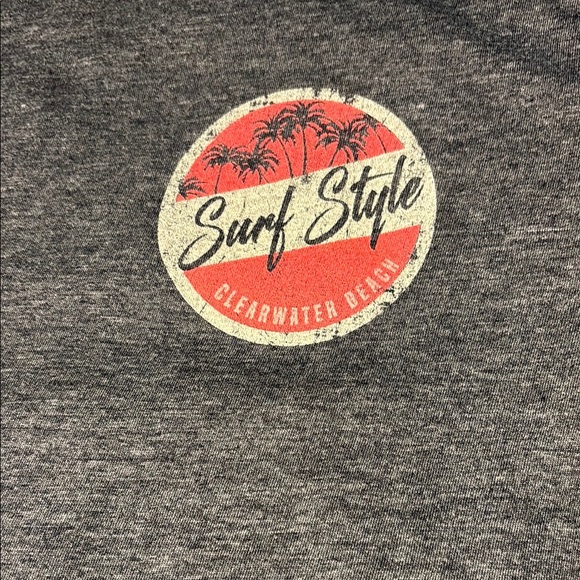 Surf Style Gray T-Shirt - Picture 2 of 6